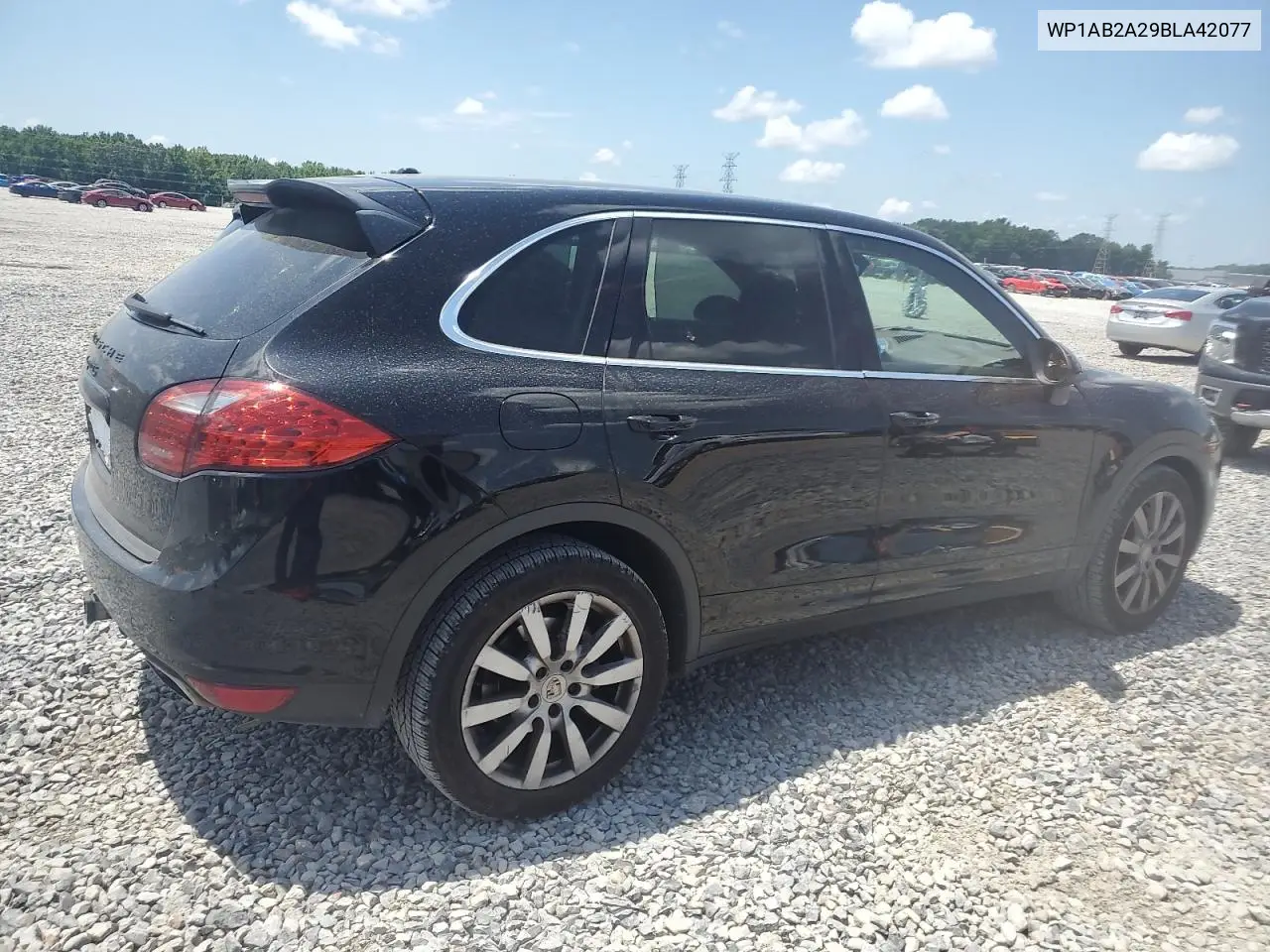 2011 Porsche Cayenne S VIN: WP1AB2A29BLA42077 Lot: 62181095