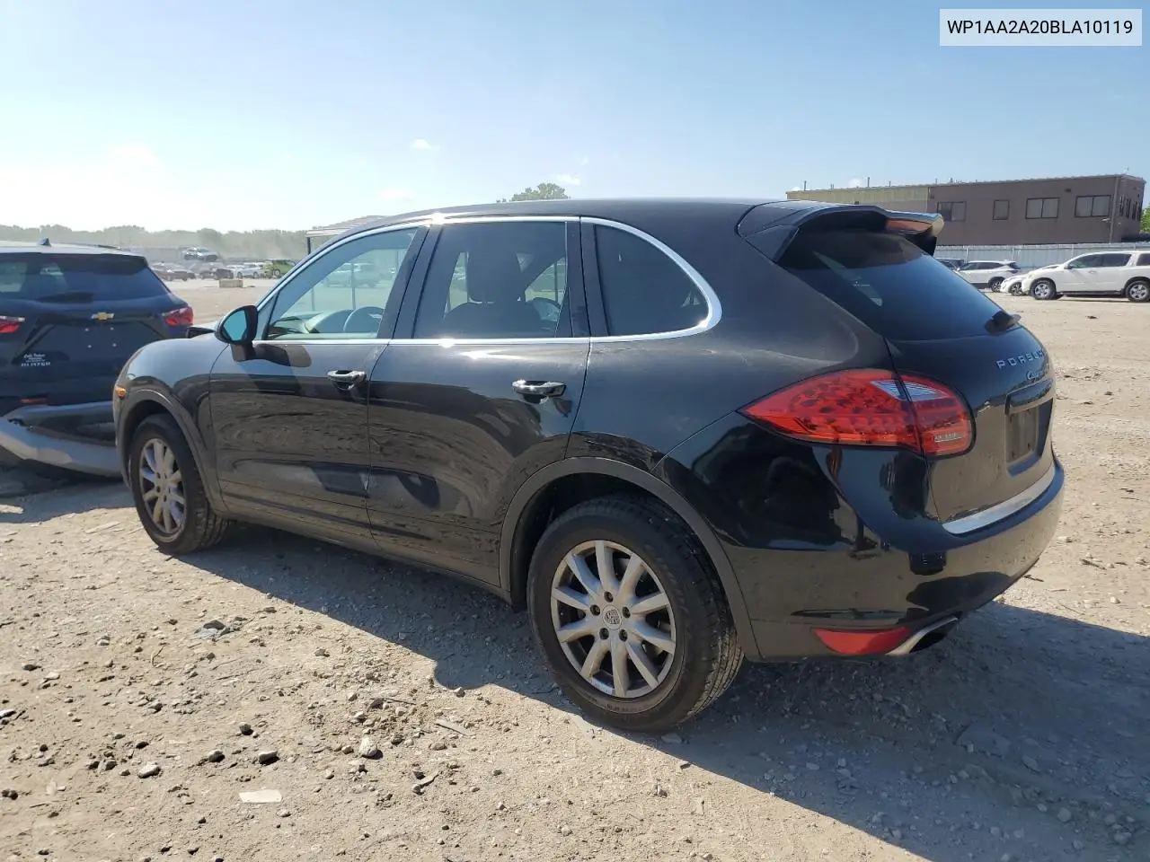 2011 Porsche Cayenne VIN: WP1AA2A20BLA10119 Lot: 62713145