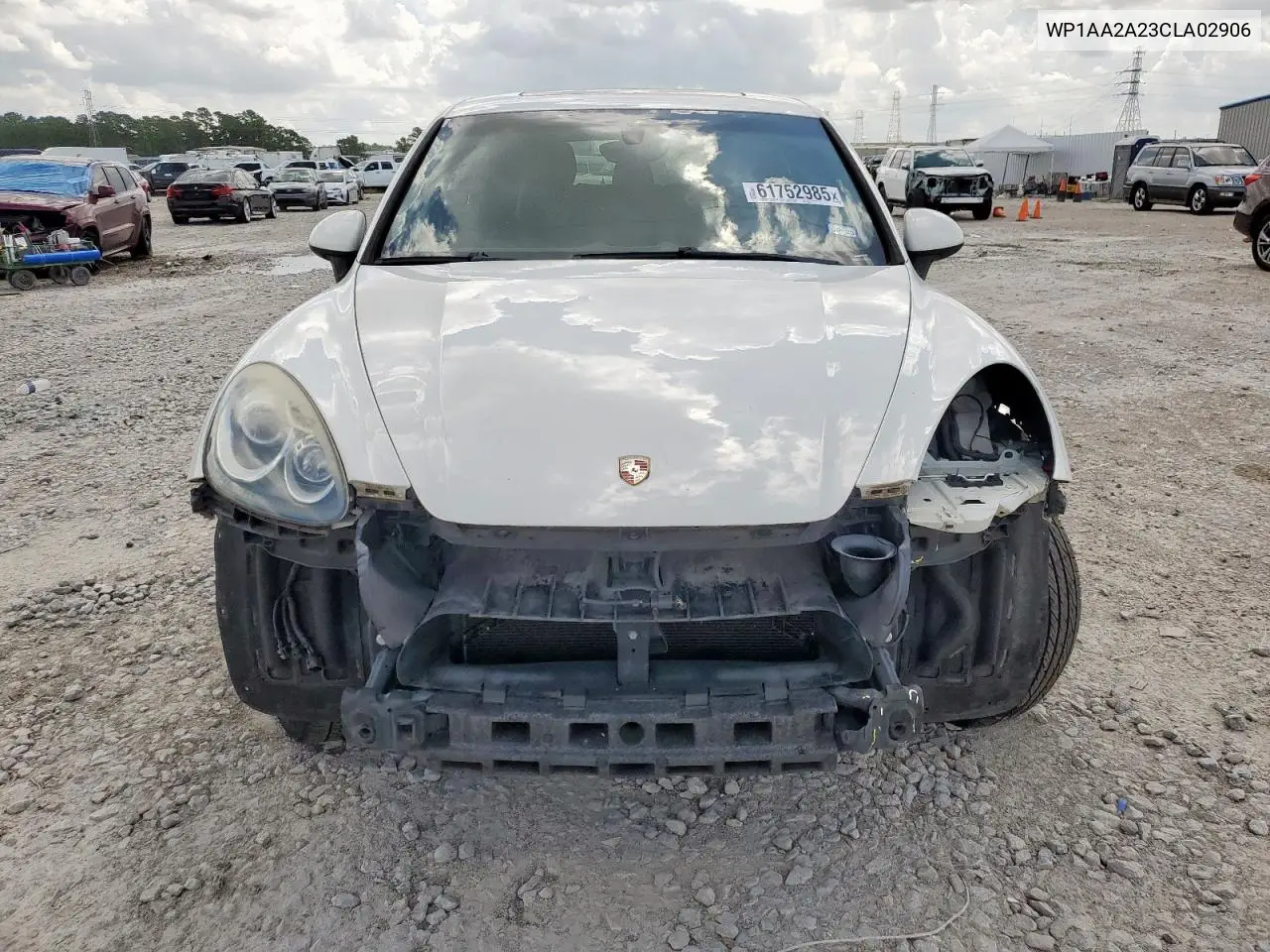 2012 Porsche Cayenne VIN: WP1AA2A23CLA02906 Lot: 61752985