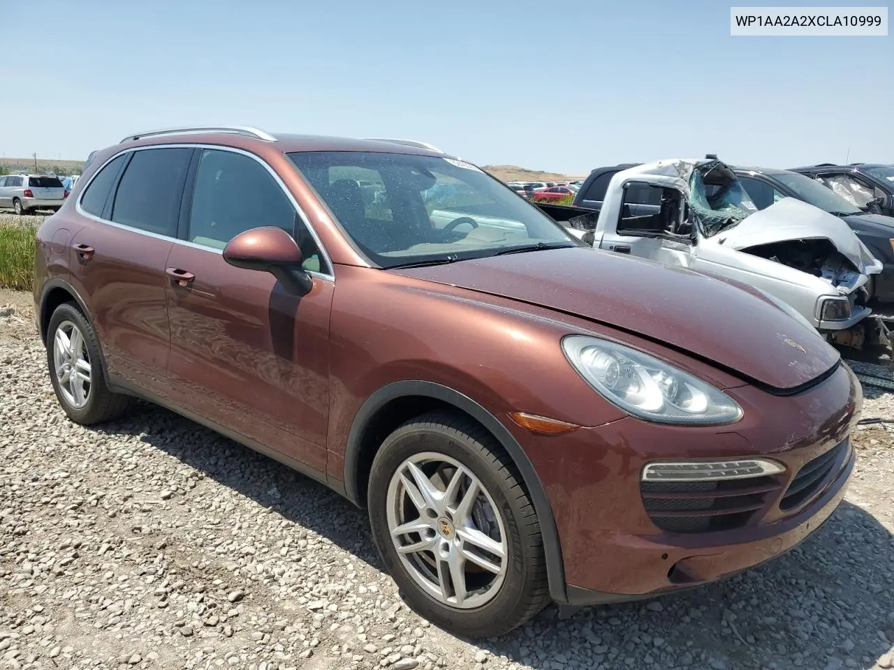 2012 Porsche Cayenne VIN: WP1AA2A2XCLA10999 Lot: 62423265