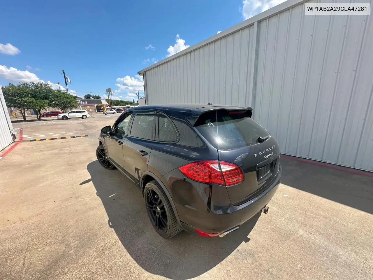 2012 Porsche Cayenne S VIN: WP1AB2A29CLA47281 Lot: 62614235