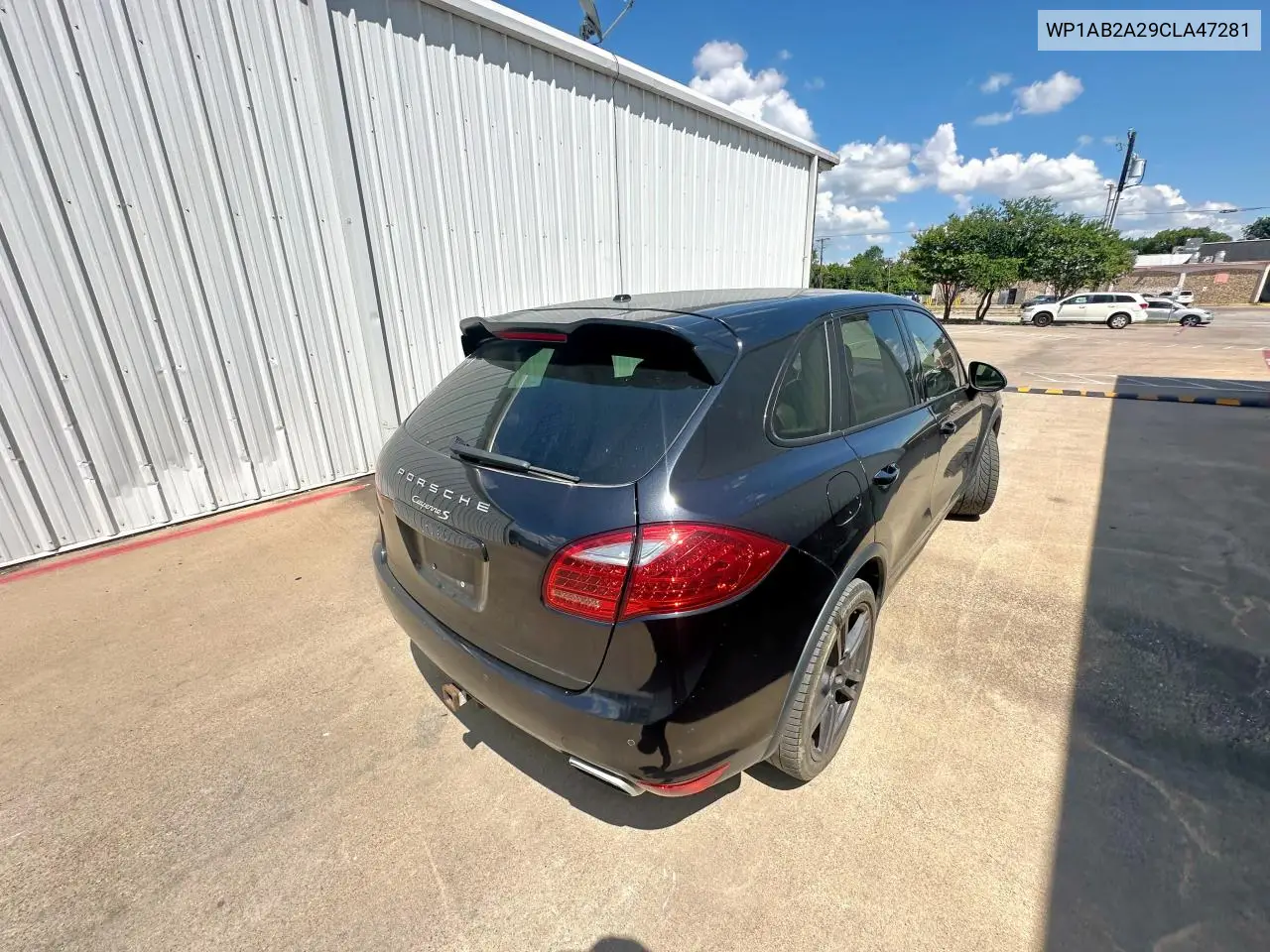 2012 Porsche Cayenne S VIN: WP1AB2A29CLA47281 Lot: 62614235