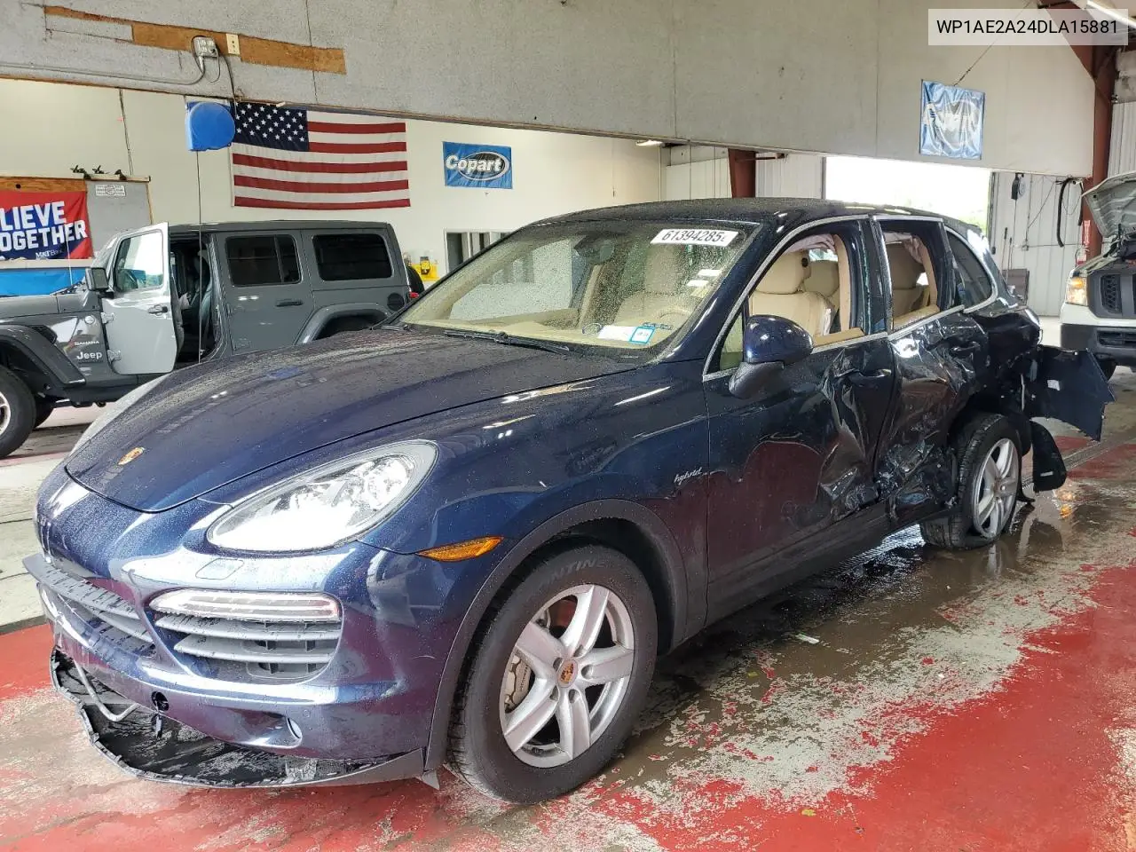 2013 Porsche Cayenne S Hybrid VIN: WP1AE2A24DLA15881 Lot: 61394285