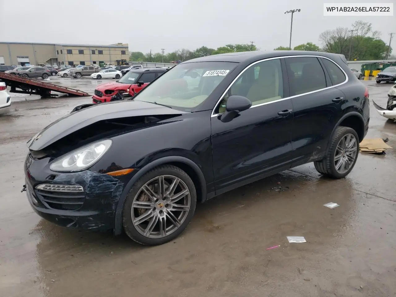 2014 Porsche Cayenne S VIN: WP1AB2A26ELA57222 Lot: 51874345