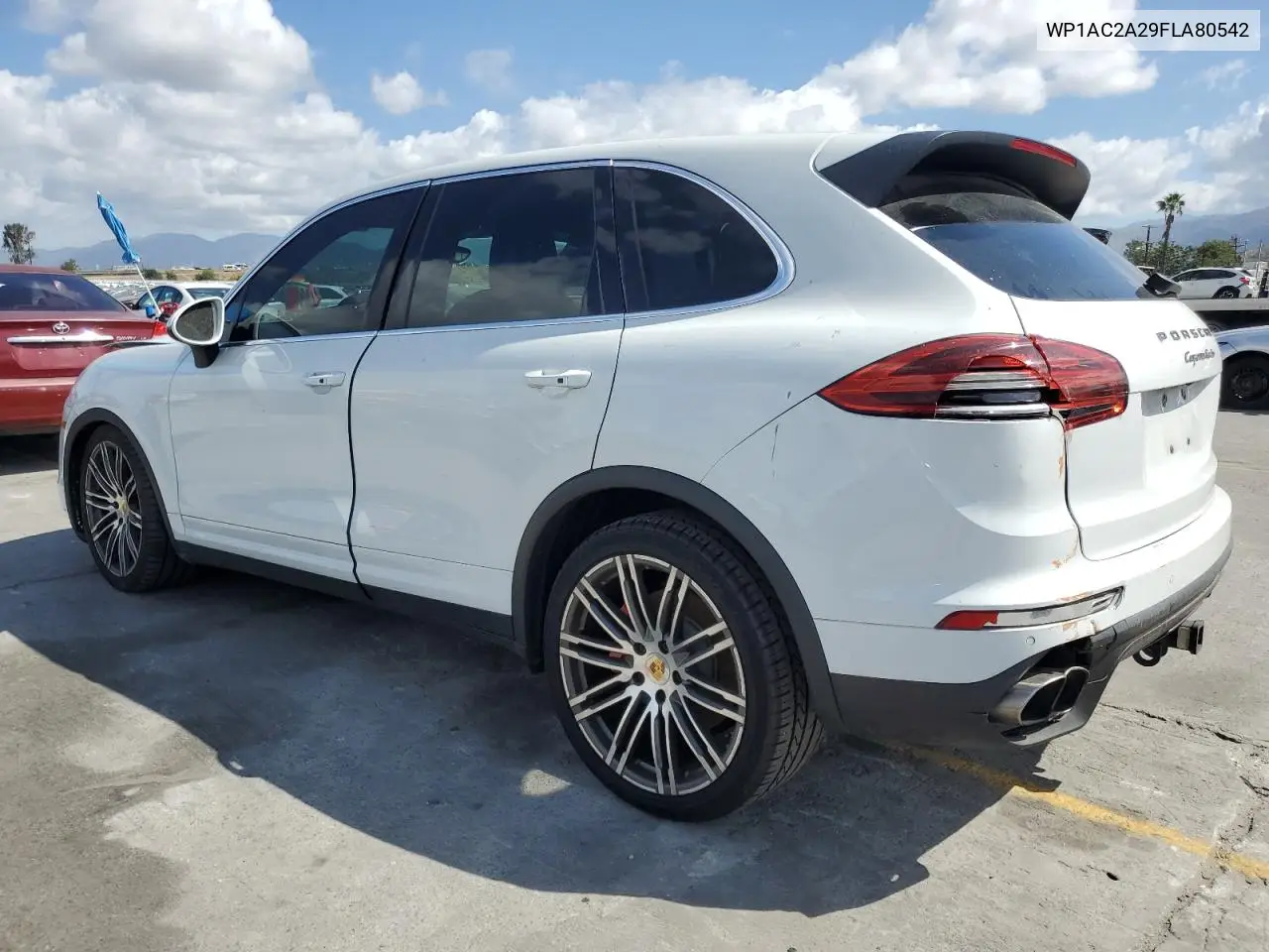 2015 Porsche Cayenne Turbo VIN: WP1AC2A29FLA80542 Lot: 56620485