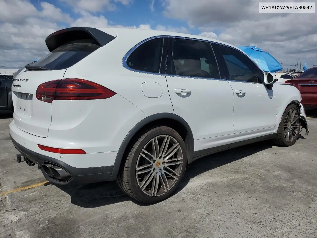 2015 Porsche Cayenne Turbo VIN: WP1AC2A29FLA80542 Lot: 56620485