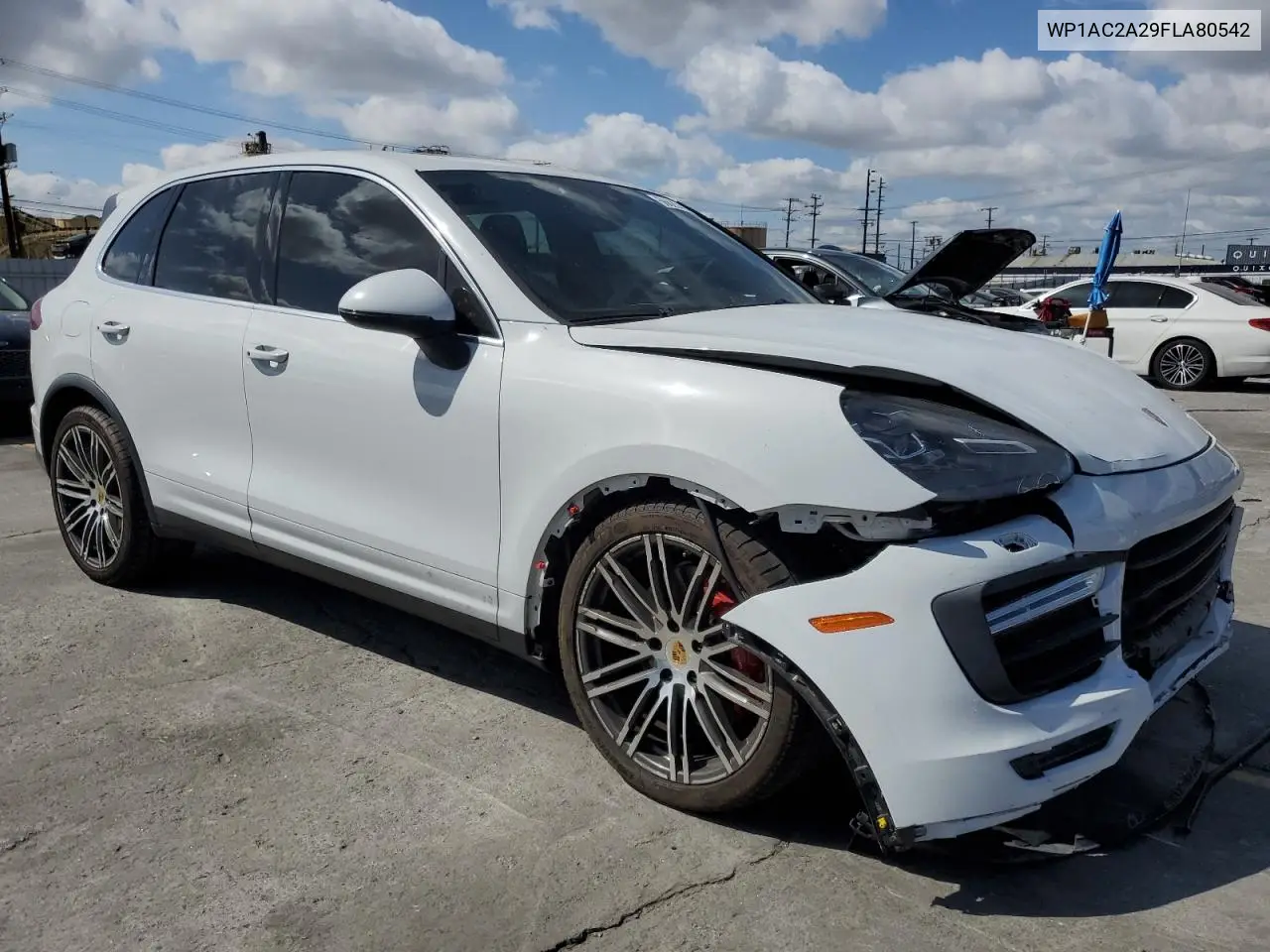 2015 Porsche Cayenne Turbo VIN: WP1AC2A29FLA80542 Lot: 56620485