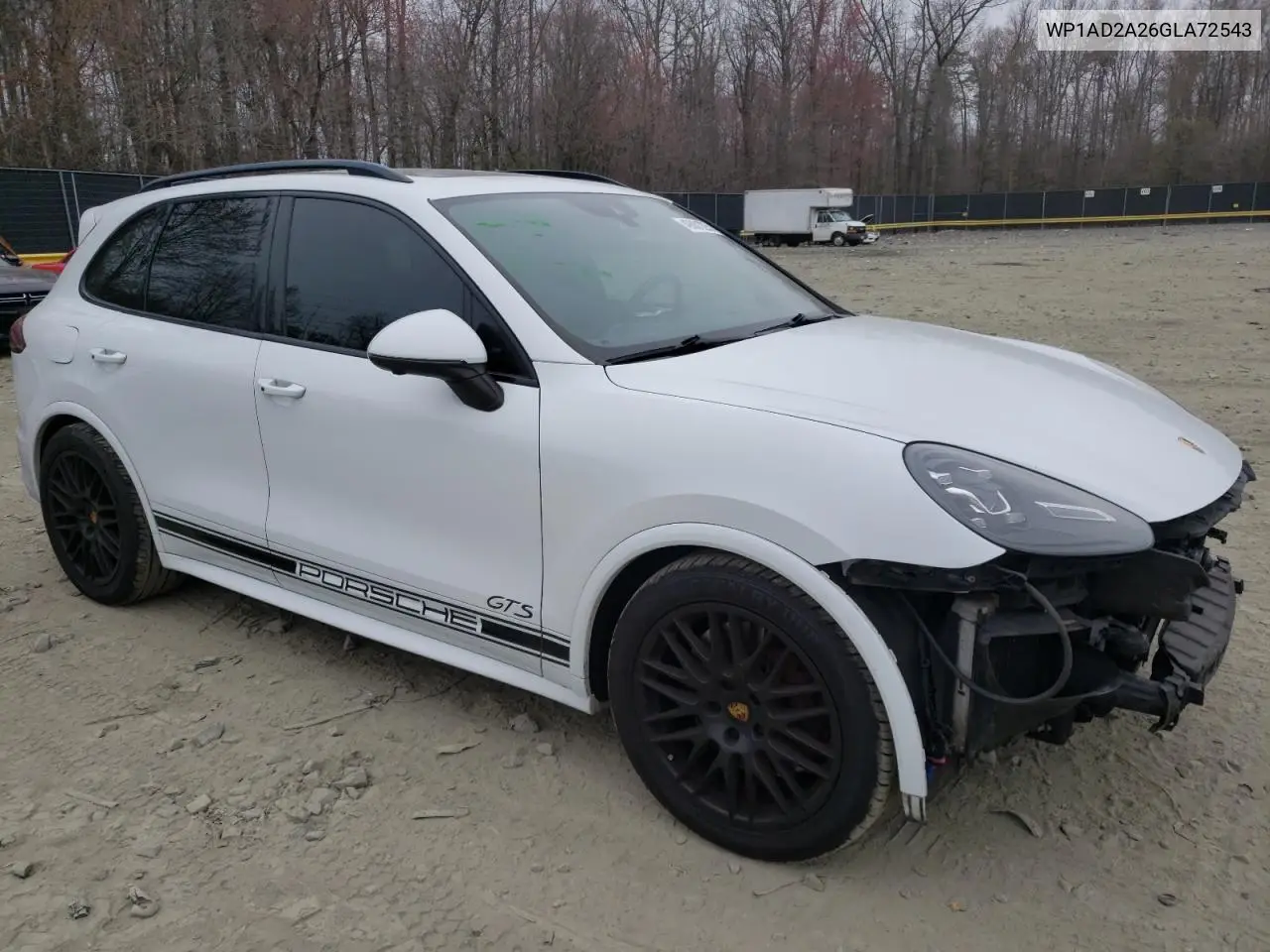 2016 Porsche Cayenne Gts VIN: WP1AD2A26GLA72543 Lot: 49081025