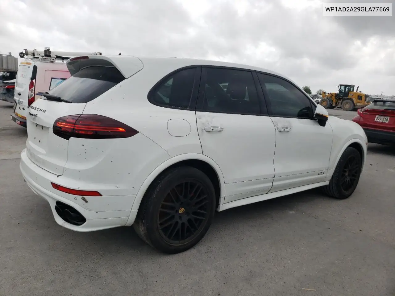 2016 Porsche Cayenne Gts VIN: WP1AD2A29GLA77669 Lot: 51853005