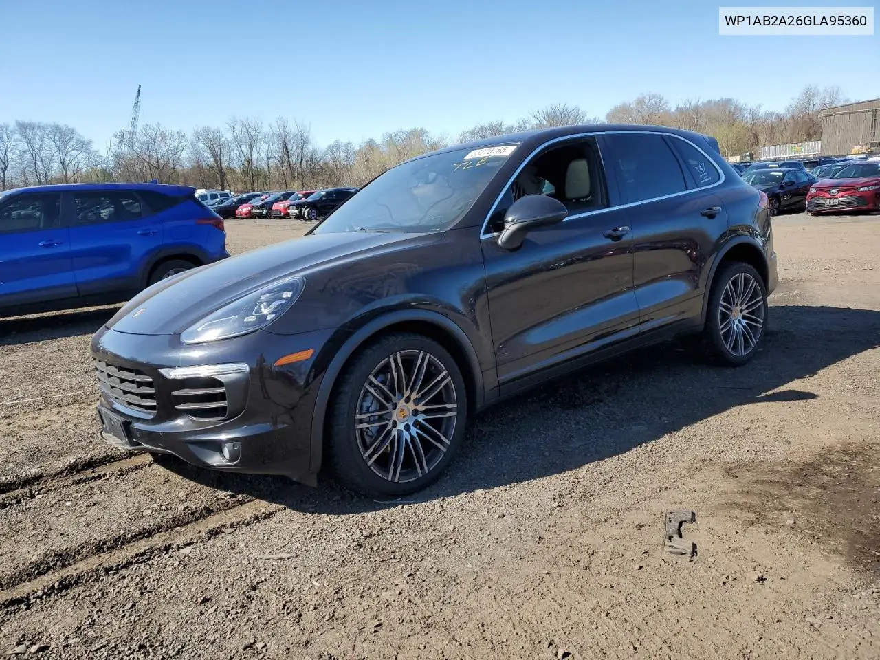 2016 Porsche Cayenne S VIN: WP1AB2A26GLA95360 Lot: 53270765