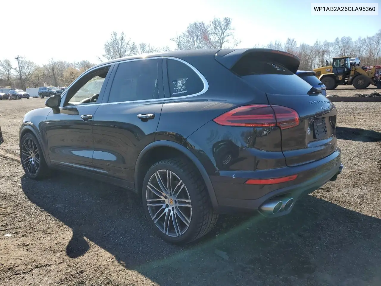 2016 Porsche Cayenne S VIN: WP1AB2A26GLA95360 Lot: 53270765