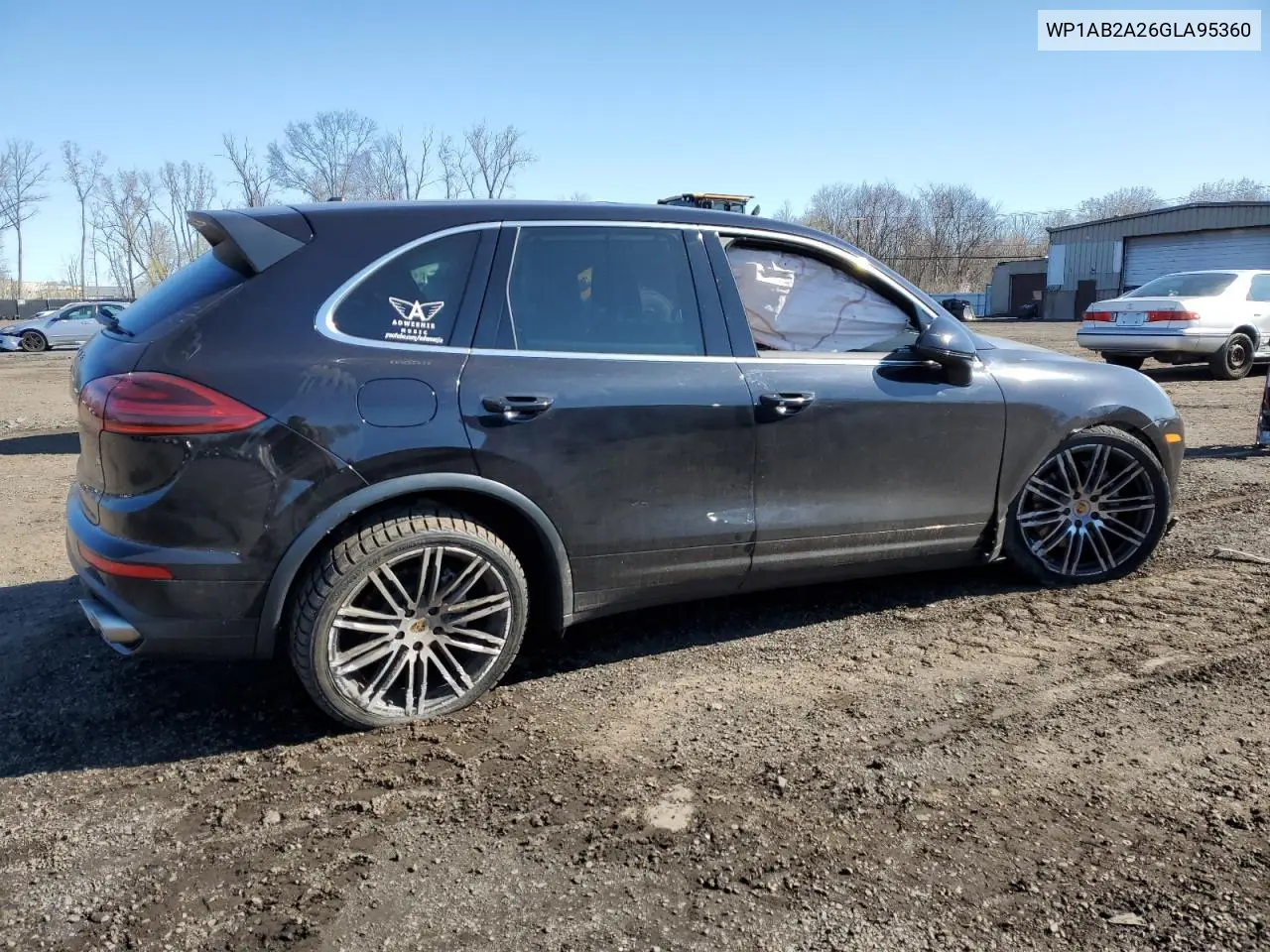2016 Porsche Cayenne S VIN: WP1AB2A26GLA95360 Lot: 53270765