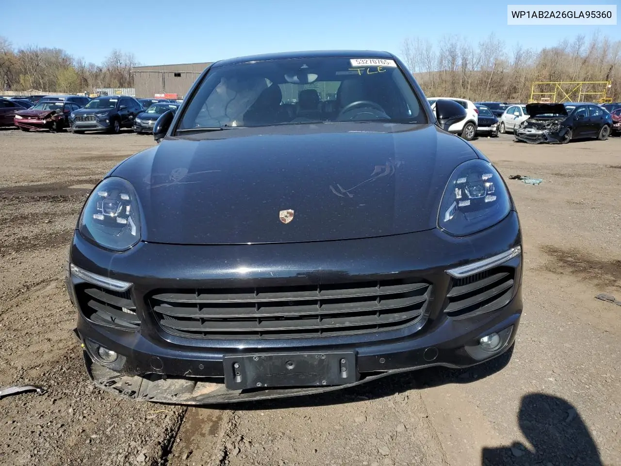 2016 Porsche Cayenne S VIN: WP1AB2A26GLA95360 Lot: 53270765