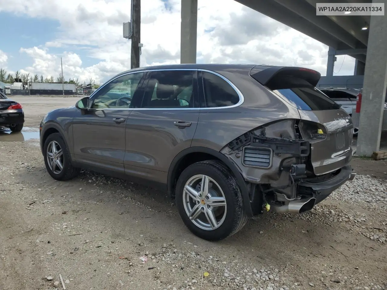 2016 Porsche Cayenne VIN: WP1AA2A22GKA11334 Lot: 55961845