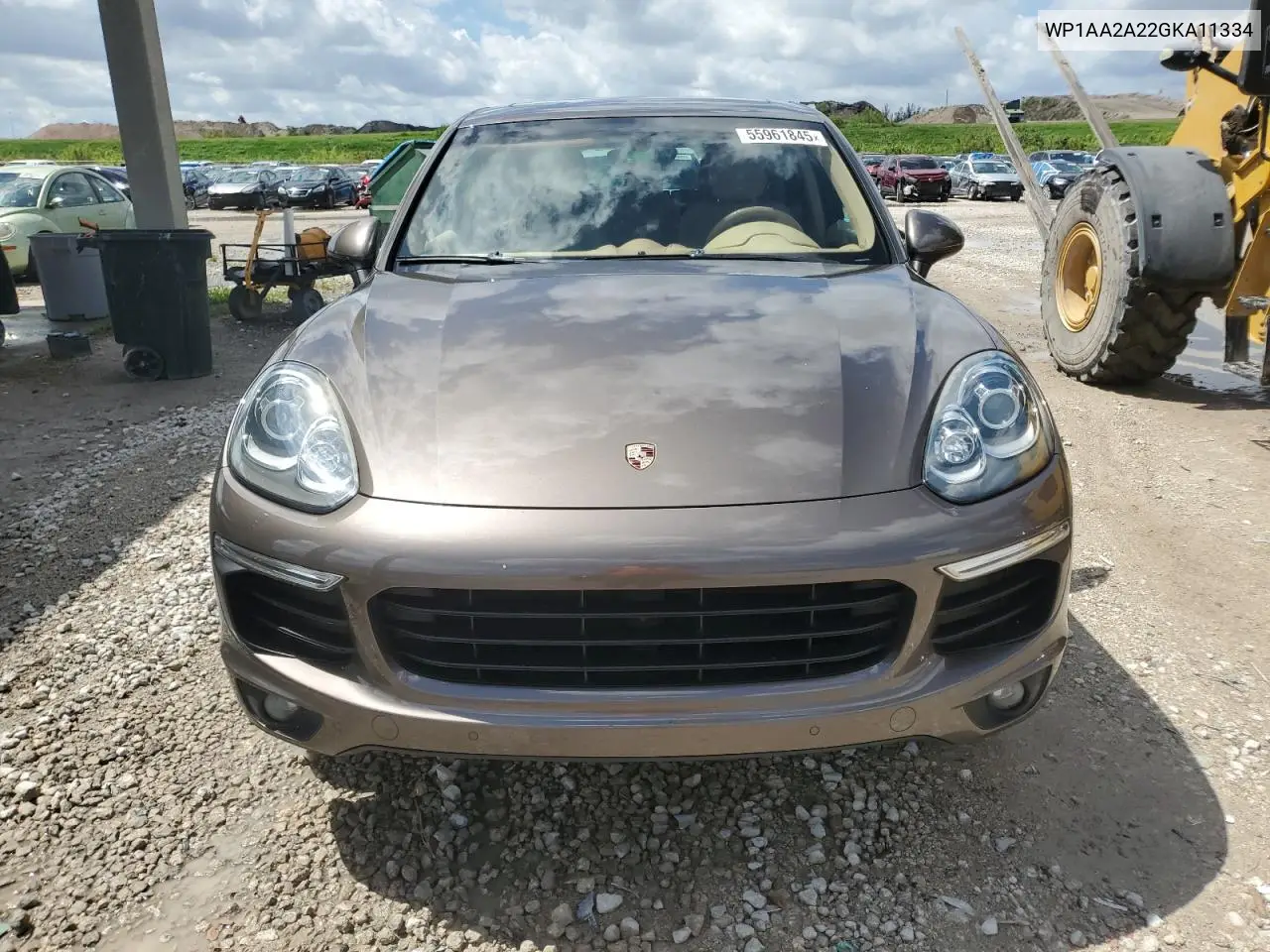 2016 Porsche Cayenne VIN: WP1AA2A22GKA11334 Lot: 55961845