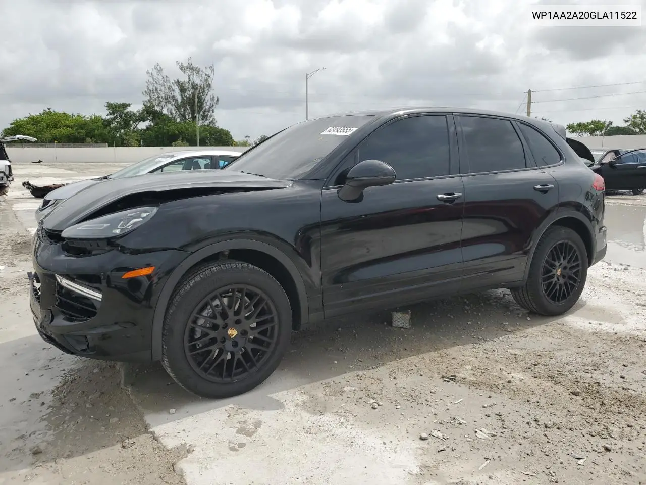 2016 Porsche Cayenne VIN: WP1AA2A20GLA11522 Lot: 62493555