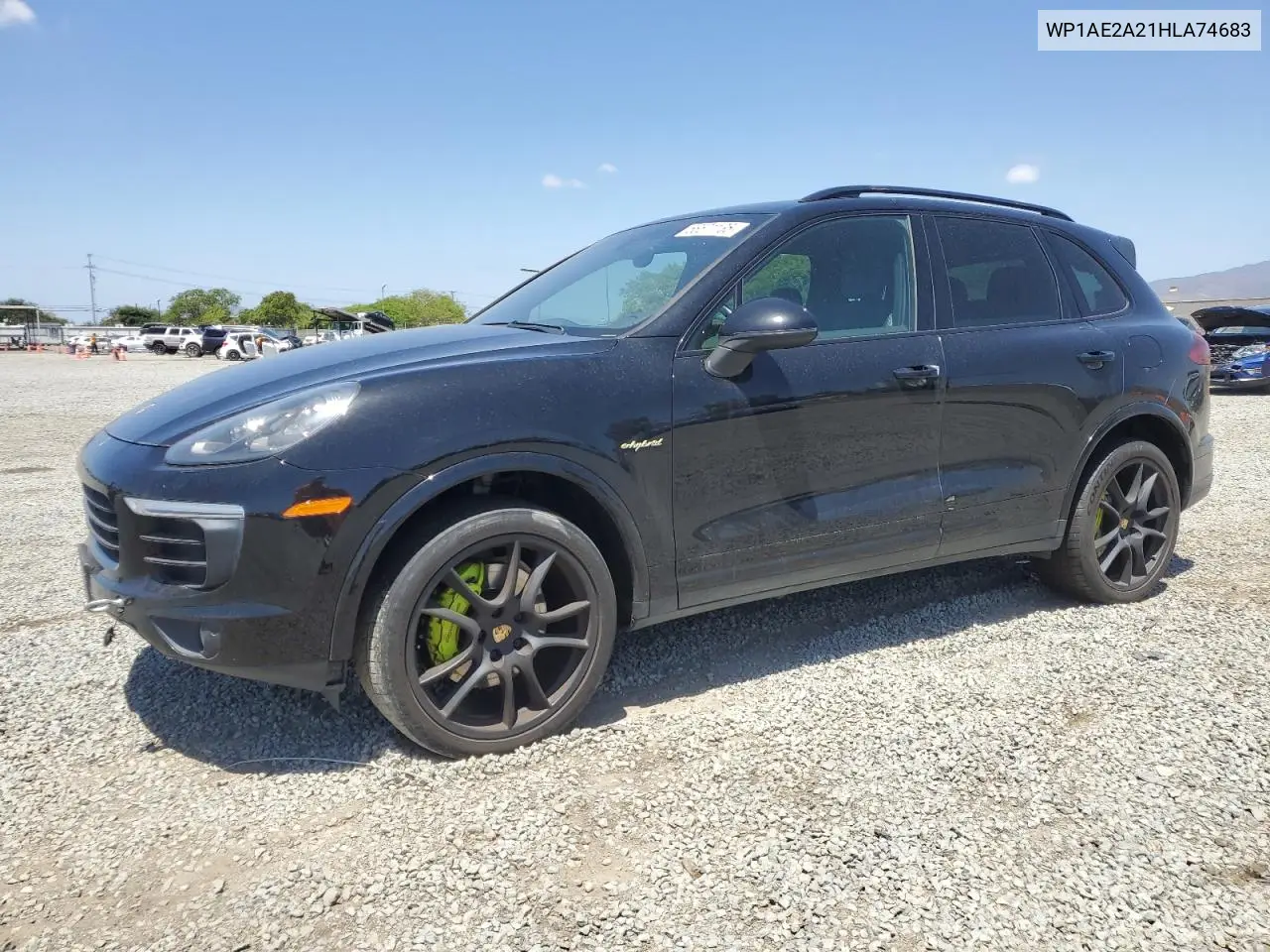 2017 Porsche Cayenne Se Hybrid Platinum VIN: WP1AE2A21HLA74683 Lot: 56571135