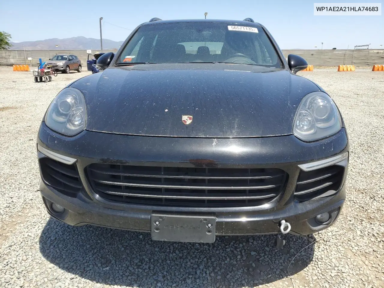 2017 Porsche Cayenne Se Hybrid Platinum VIN: WP1AE2A21HLA74683 Lot: 56571135
