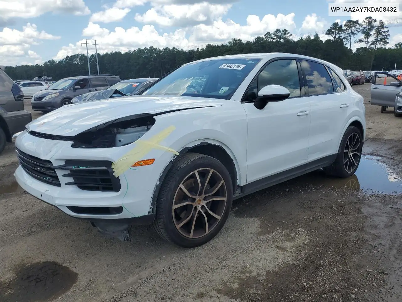 2019 Porsche Cayenne VIN: WP1AA2AY7KDA08432 Lot: 61442185