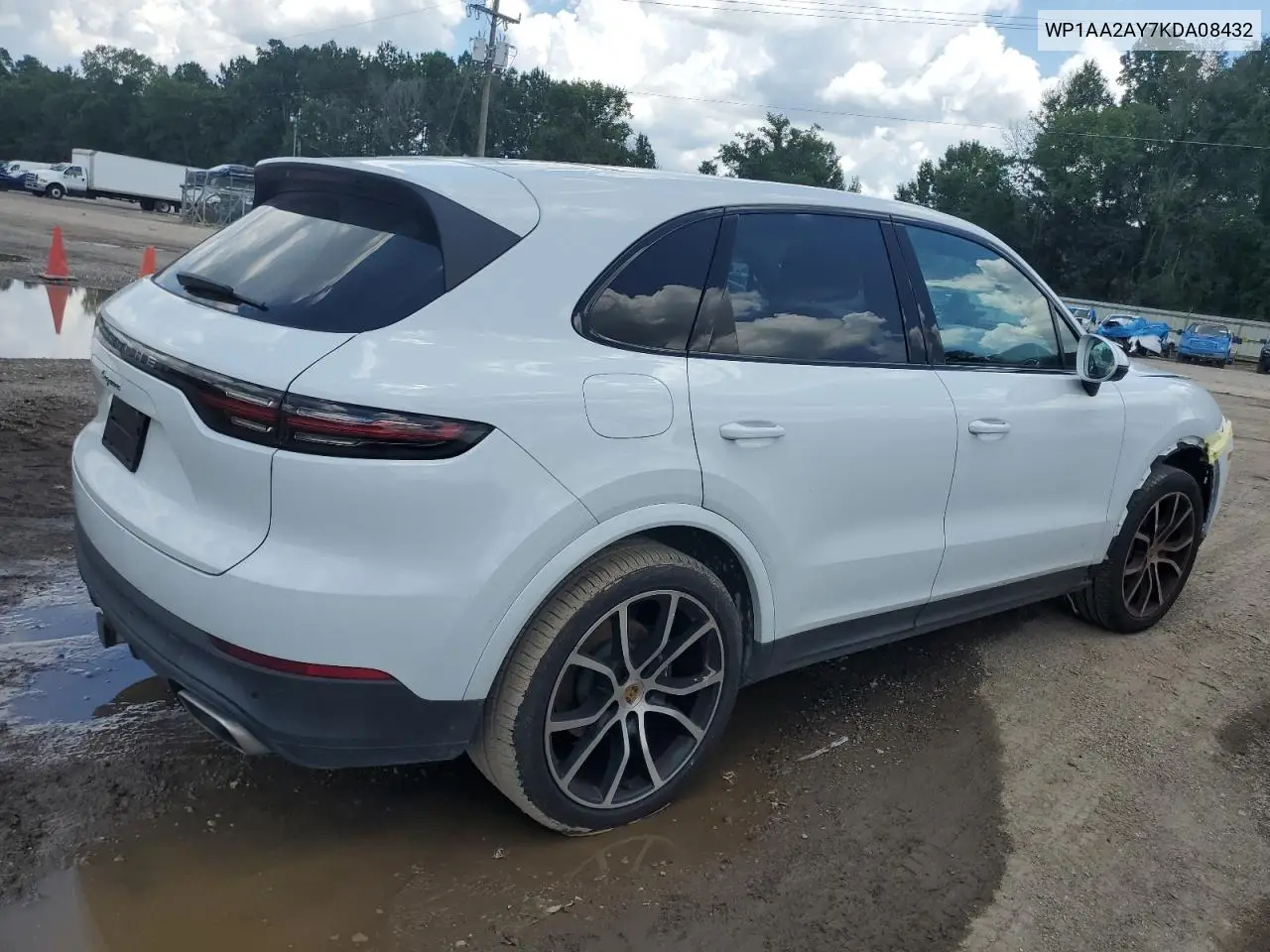 2019 Porsche Cayenne VIN: WP1AA2AY7KDA08432 Lot: 61442185