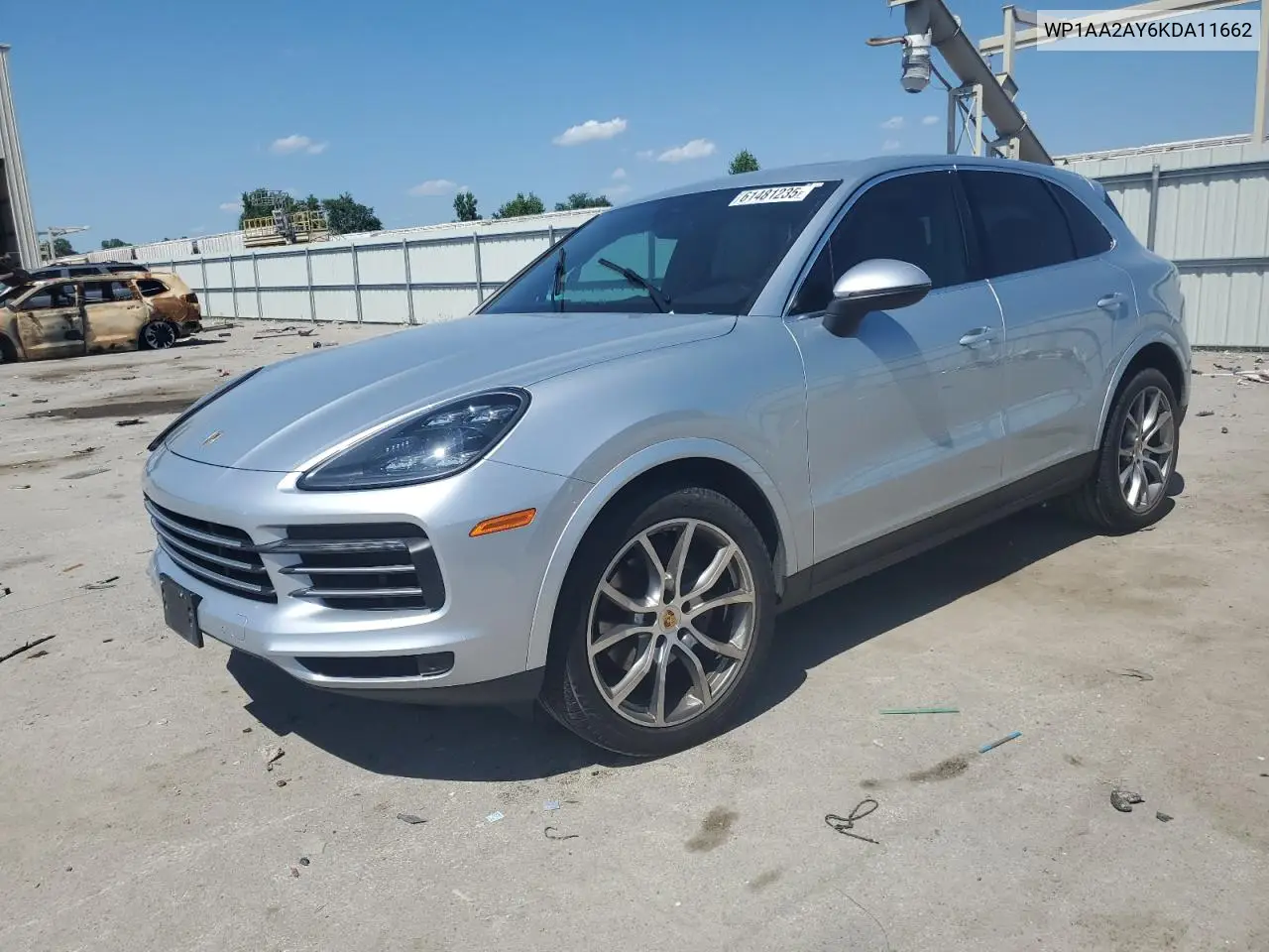 2019 Porsche Cayenne VIN: WP1AA2AY6KDA11662 Lot: 61481235