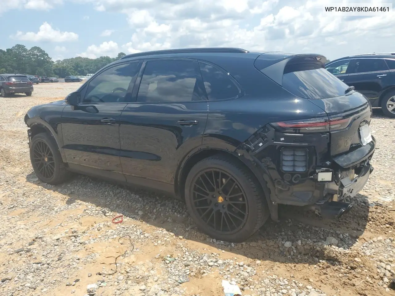 2019 Porsche Cayenne S VIN: WP1AB2AY8KDA61461 Lot: 62084135