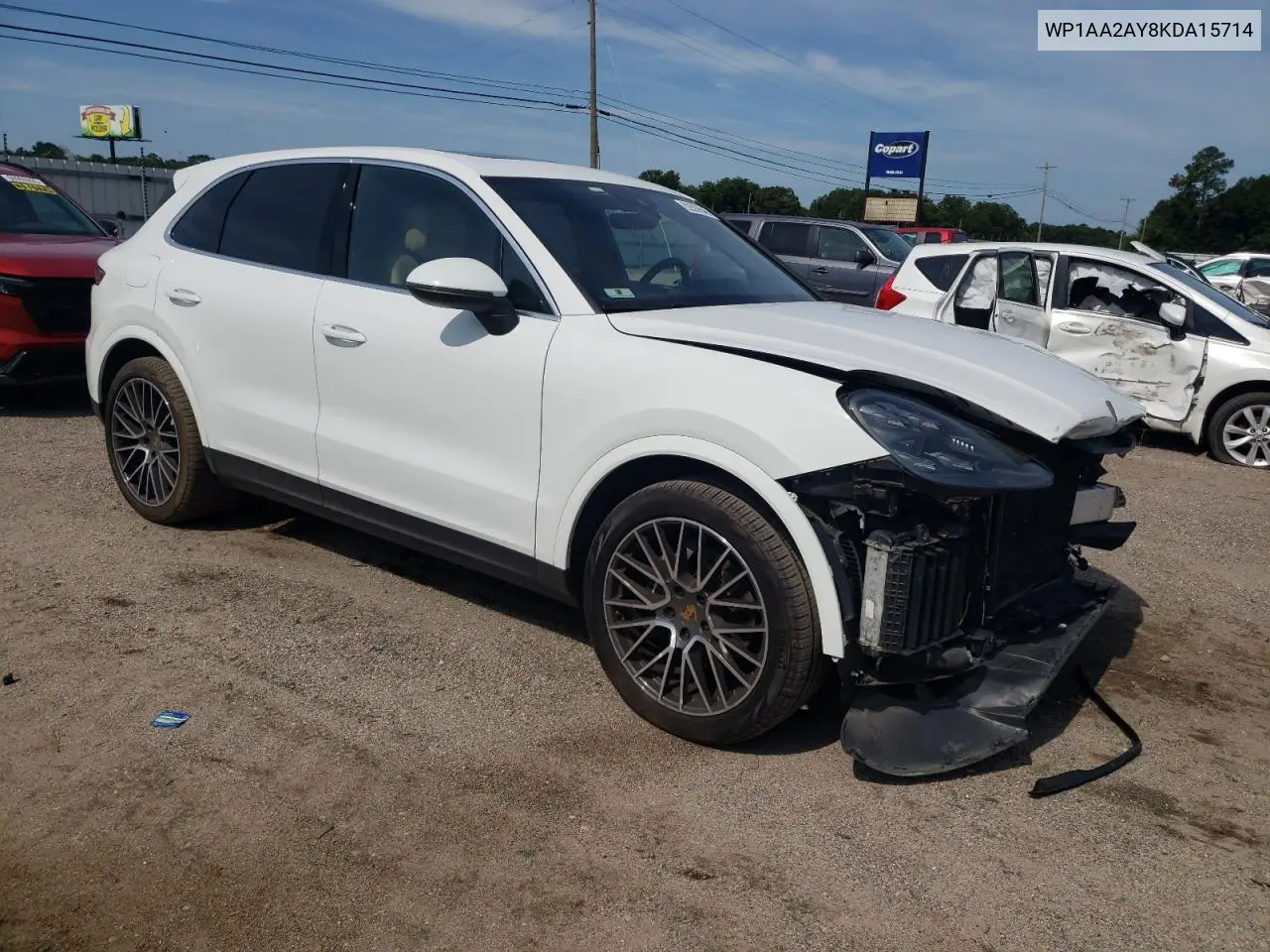 2019 Porsche Cayenne VIN: WP1AA2AY8KDA15714 Lot: 62509045