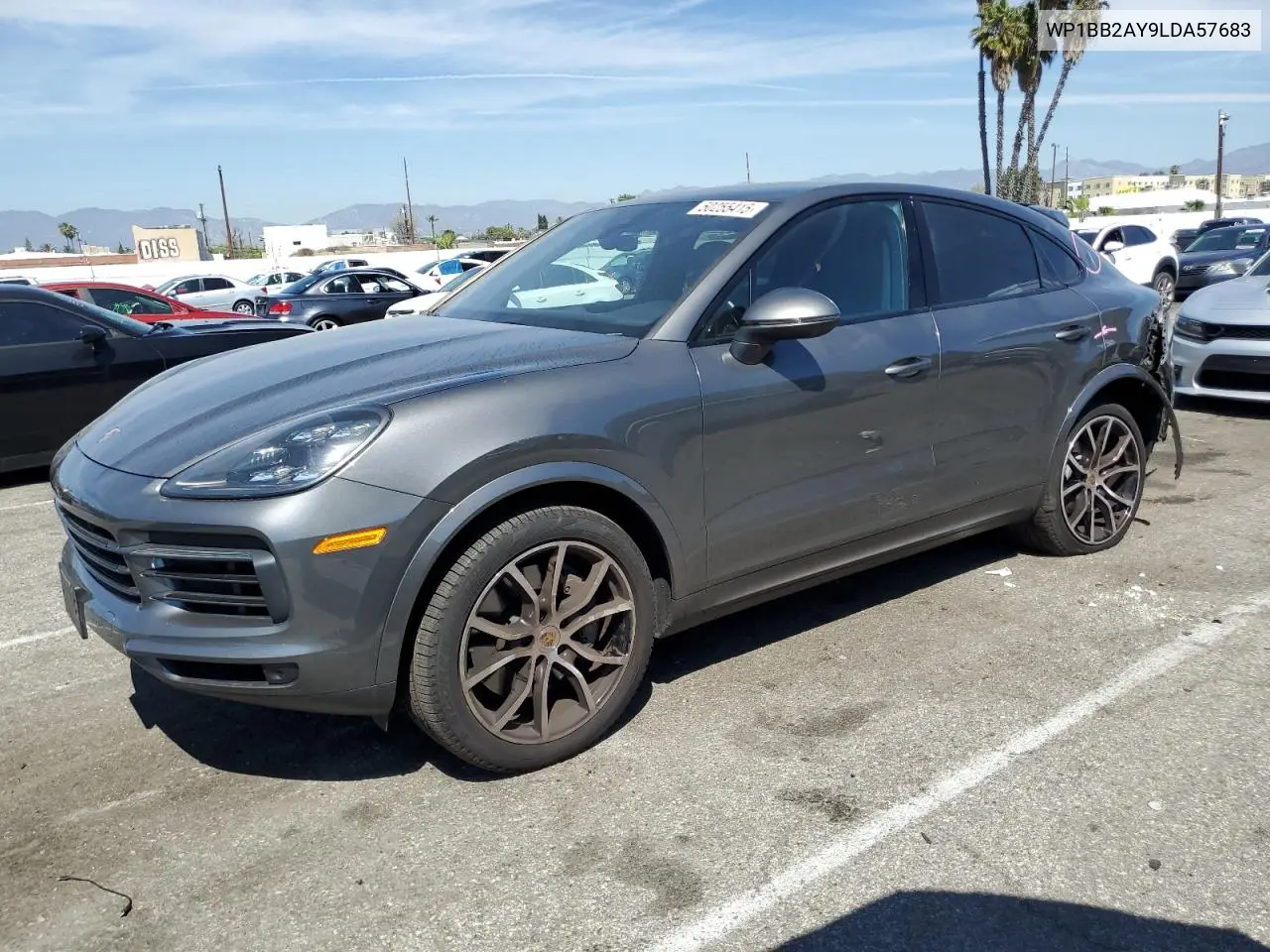 2020 Porsche Cayenne S Coupe VIN: WP1BB2AY9LDA57683 Lot: 50255415