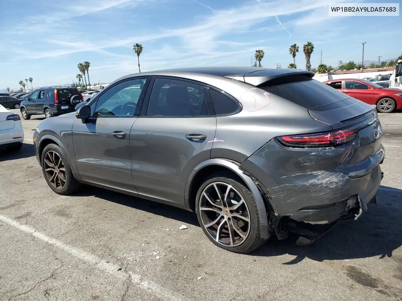 2020 Porsche Cayenne S Coupe VIN: WP1BB2AY9LDA57683 Lot: 50255415