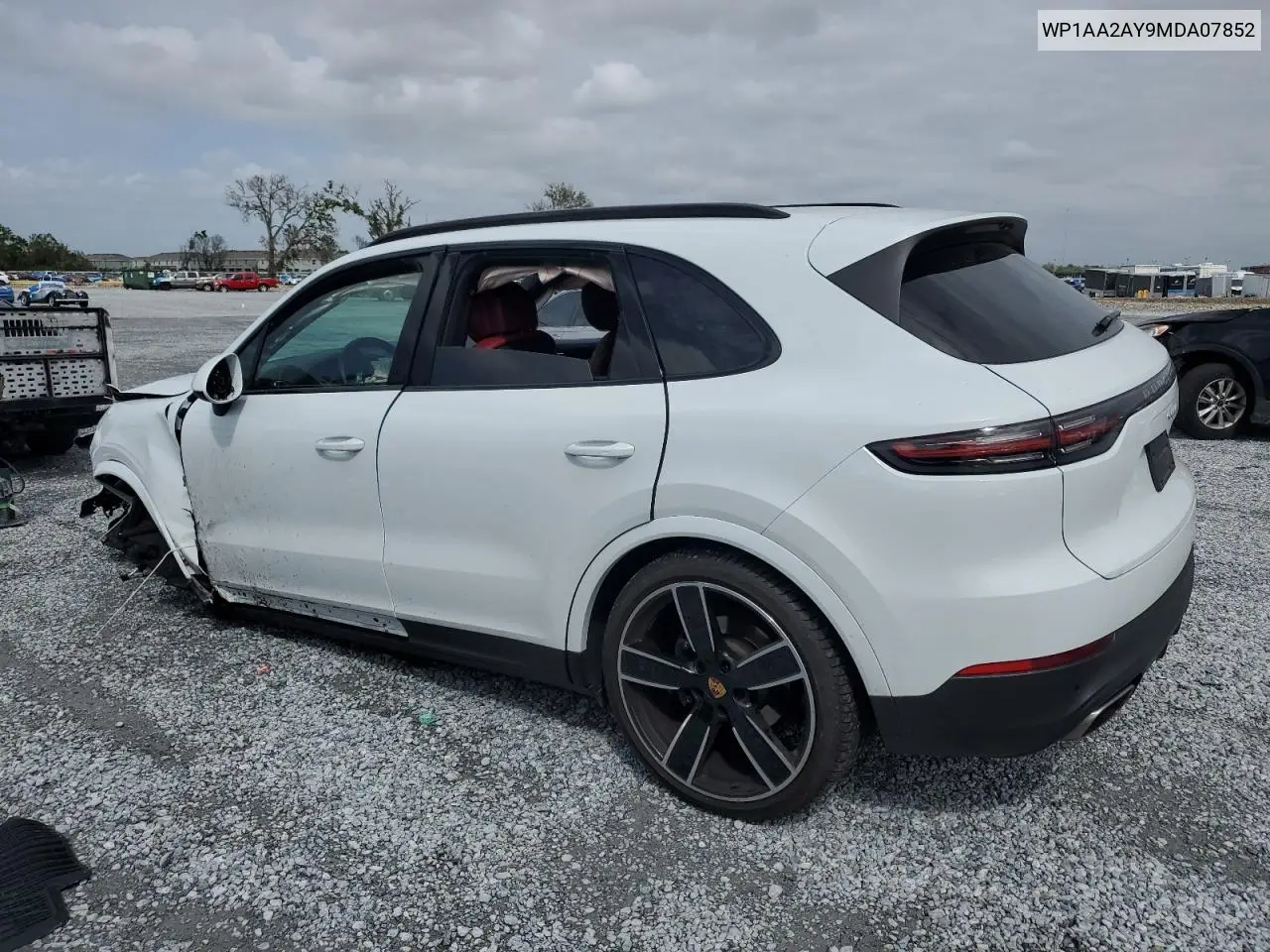 2021 Porsche Cayenne VIN: WP1AA2AY9MDA07852 Lot: 48318465