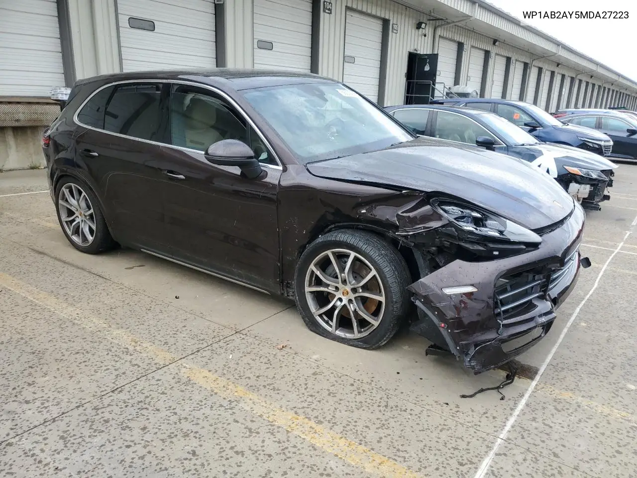 2021 Porsche Cayenne S VIN: WP1AB2AY5MDA27223 Lot: 56002375