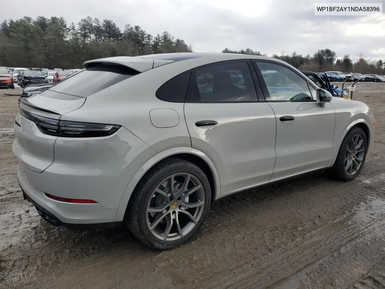 2022 Porsche Cayenne Turbo Coupe VIN: WP1BF2AY1NDA58396 Lot: 42757925