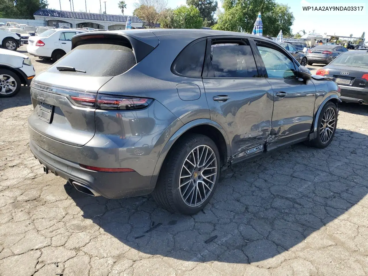 2022 Porsche Cayenne VIN: WP1AA2AY9NDA03317 Lot: 47433095
