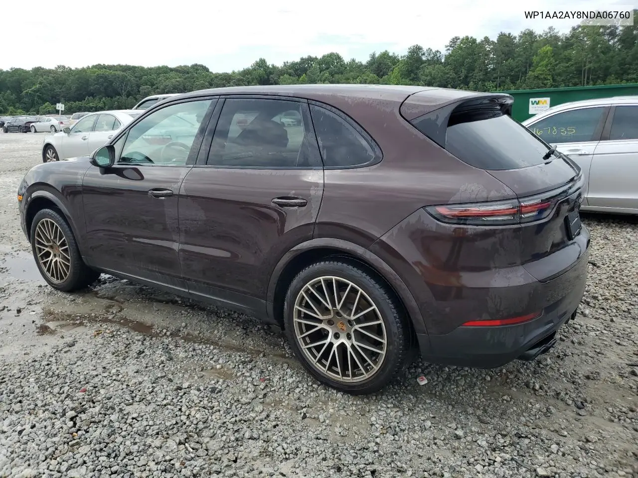 2022 Porsche Cayenne VIN: WP1AA2AY8NDA06760 Lot: 62165875