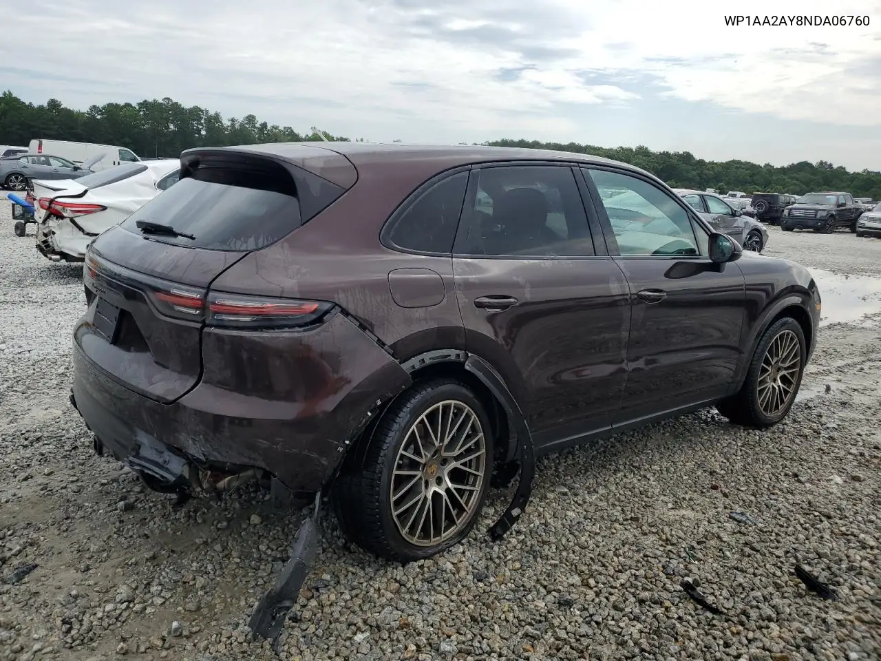 2022 Porsche Cayenne VIN: WP1AA2AY8NDA06760 Lot: 62165875