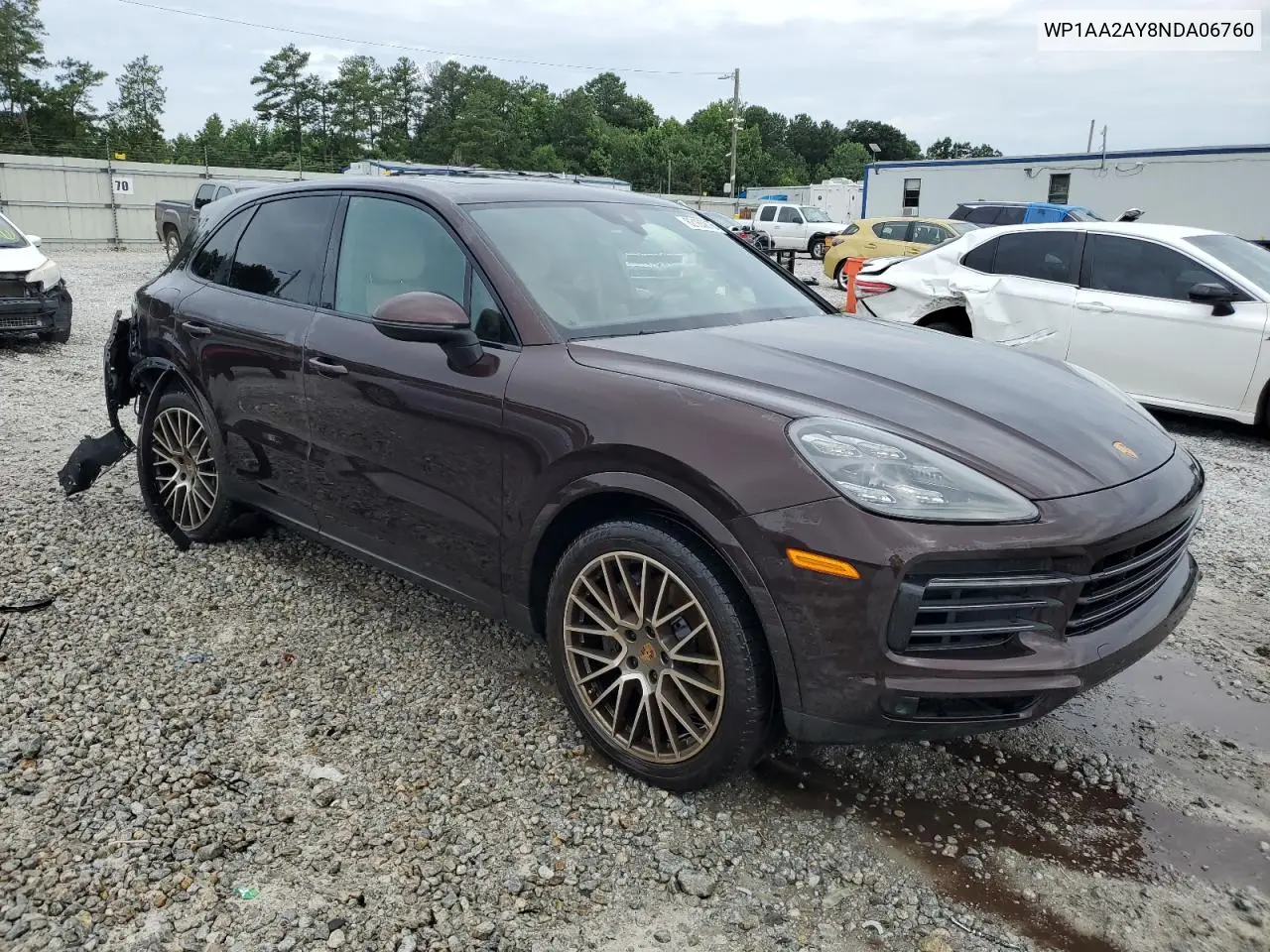 2022 Porsche Cayenne VIN: WP1AA2AY8NDA06760 Lot: 62165875