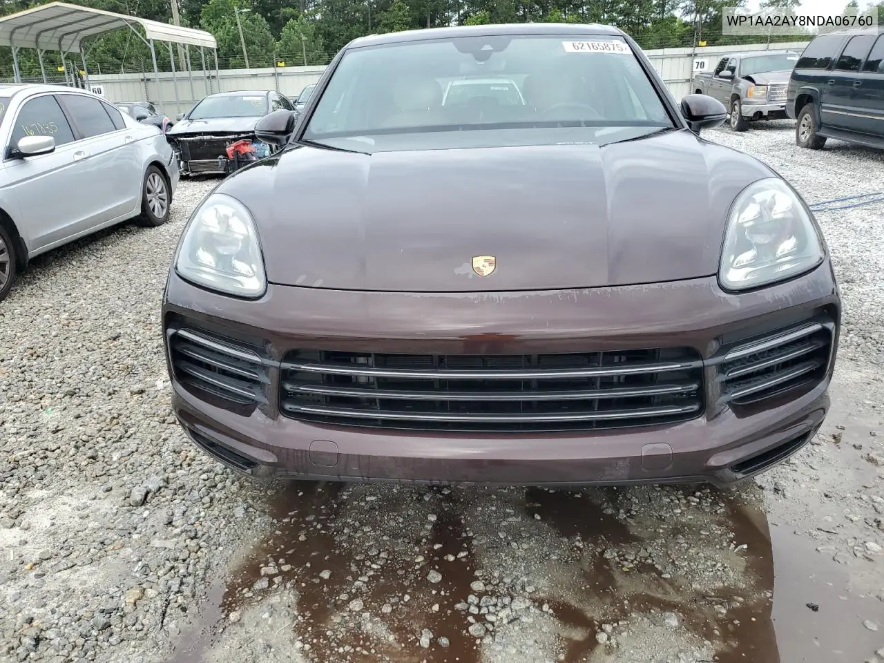 2022 Porsche Cayenne VIN: WP1AA2AY8NDA06760 Lot: 62165875