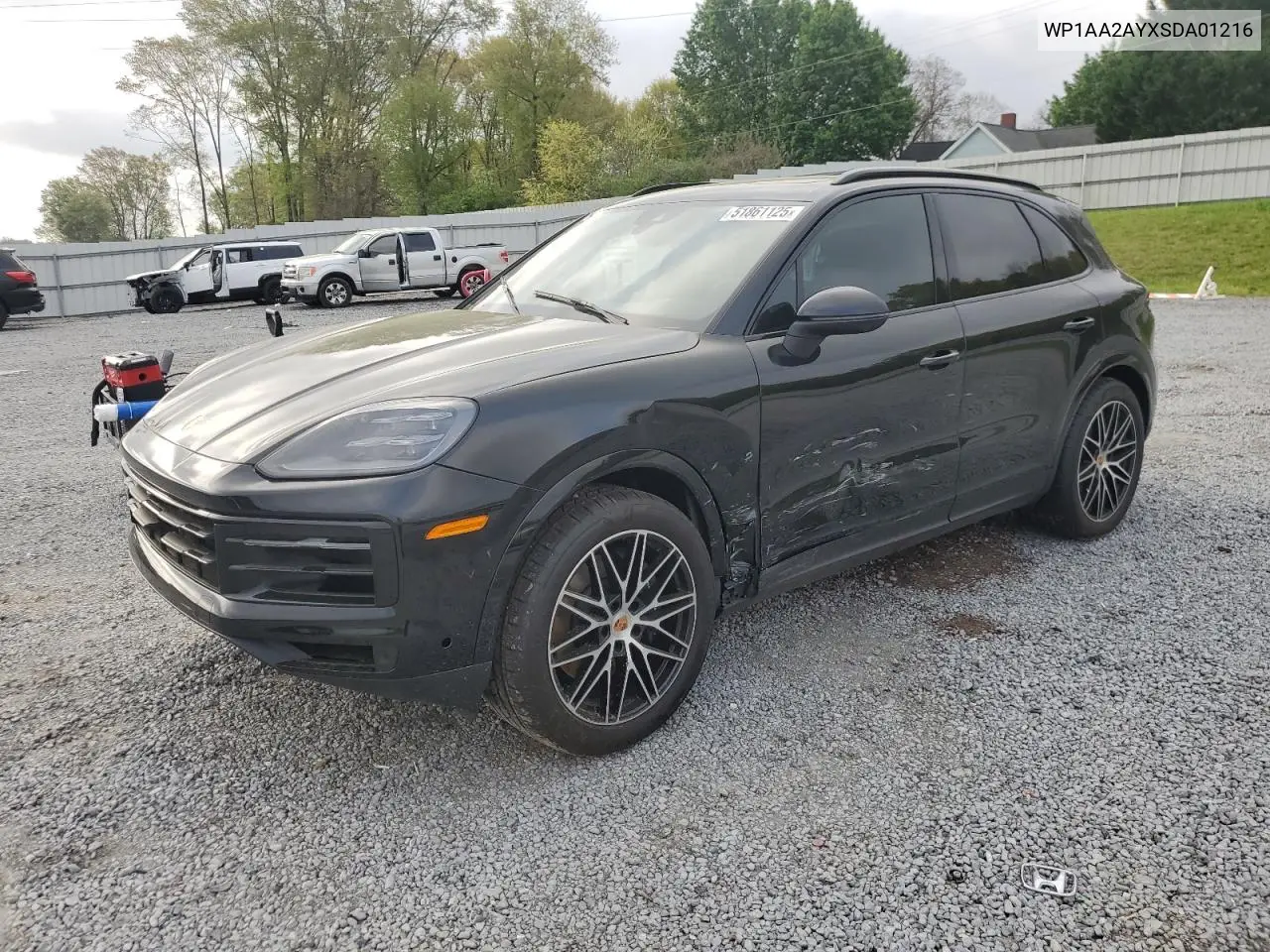 2025 Porsche Cayenne VIN: WP1AA2AYXSDA01216 Lot: 51861125