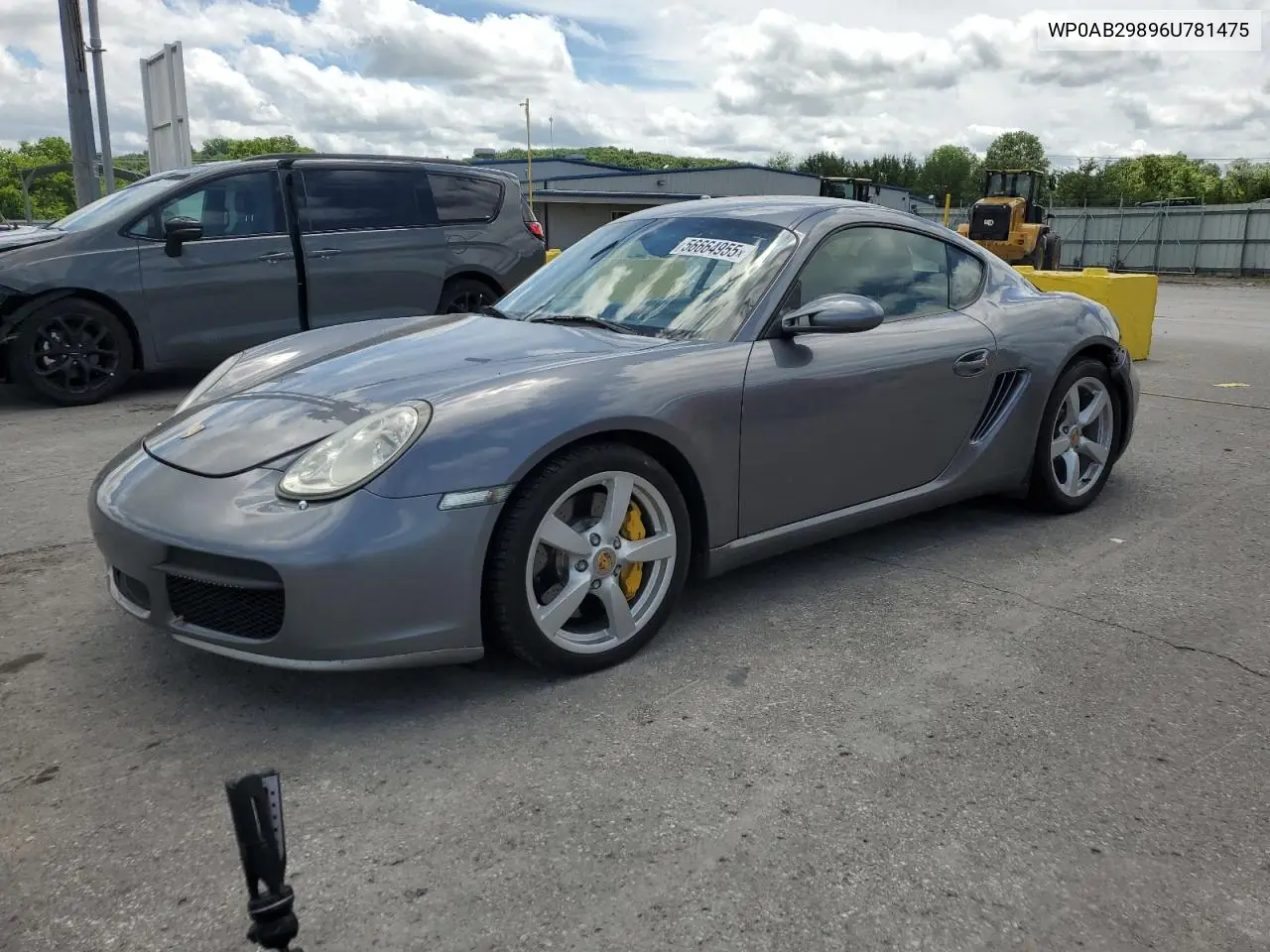 2006 Porsche Cayman S VIN: WP0AB29896U781475 Lot: 56664955