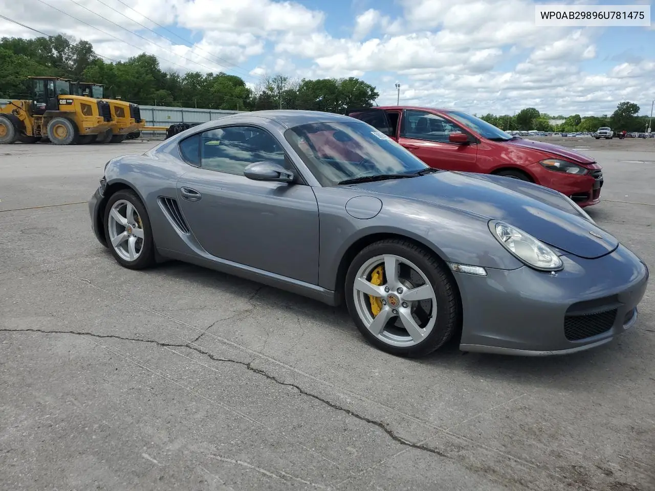 2006 Porsche Cayman S VIN: WP0AB29896U781475 Lot: 56664955