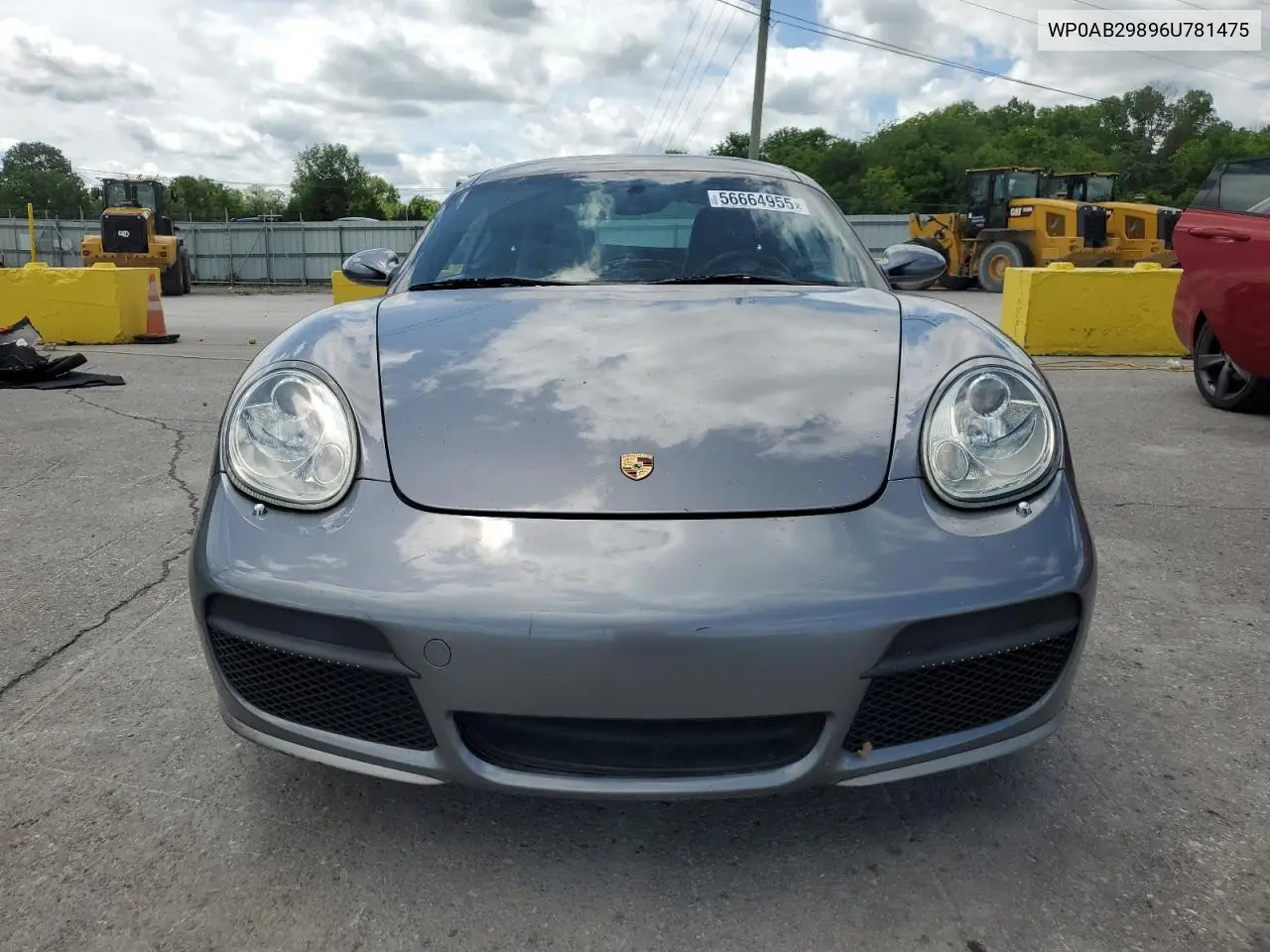 2006 Porsche Cayman S VIN: WP0AB29896U781475 Lot: 56664955