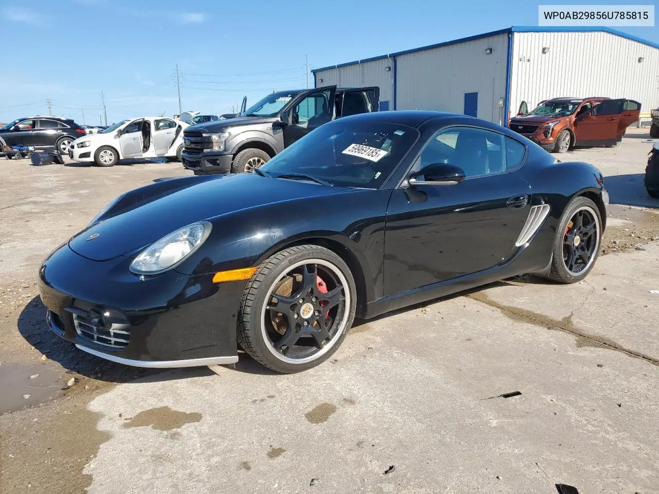 2006 Porsche Cayman S VIN: WP0AB29856U785815 Lot: 59969185