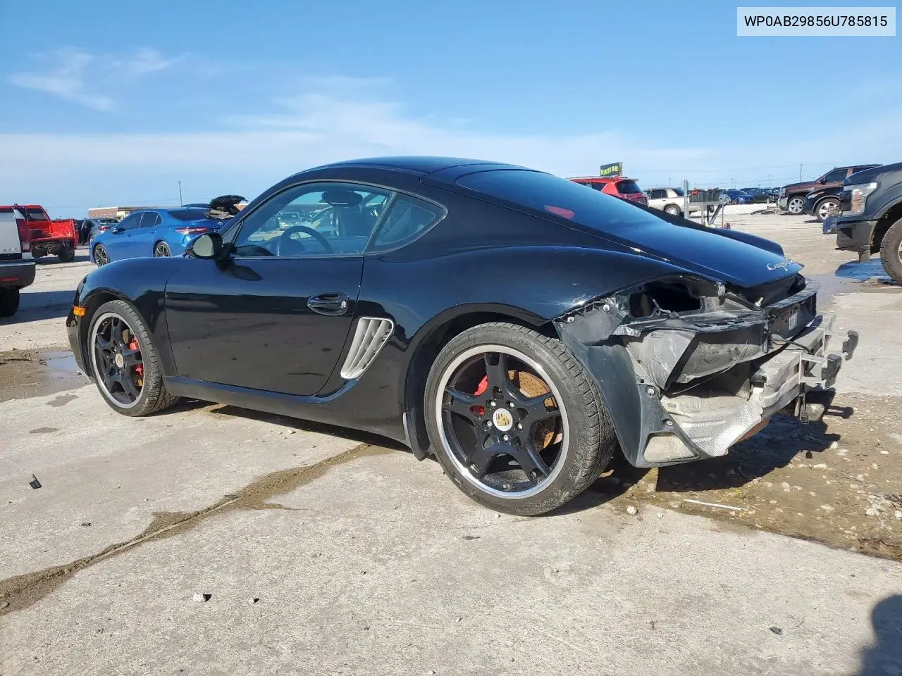 2006 Porsche Cayman S VIN: WP0AB29856U785815 Lot: 59969185