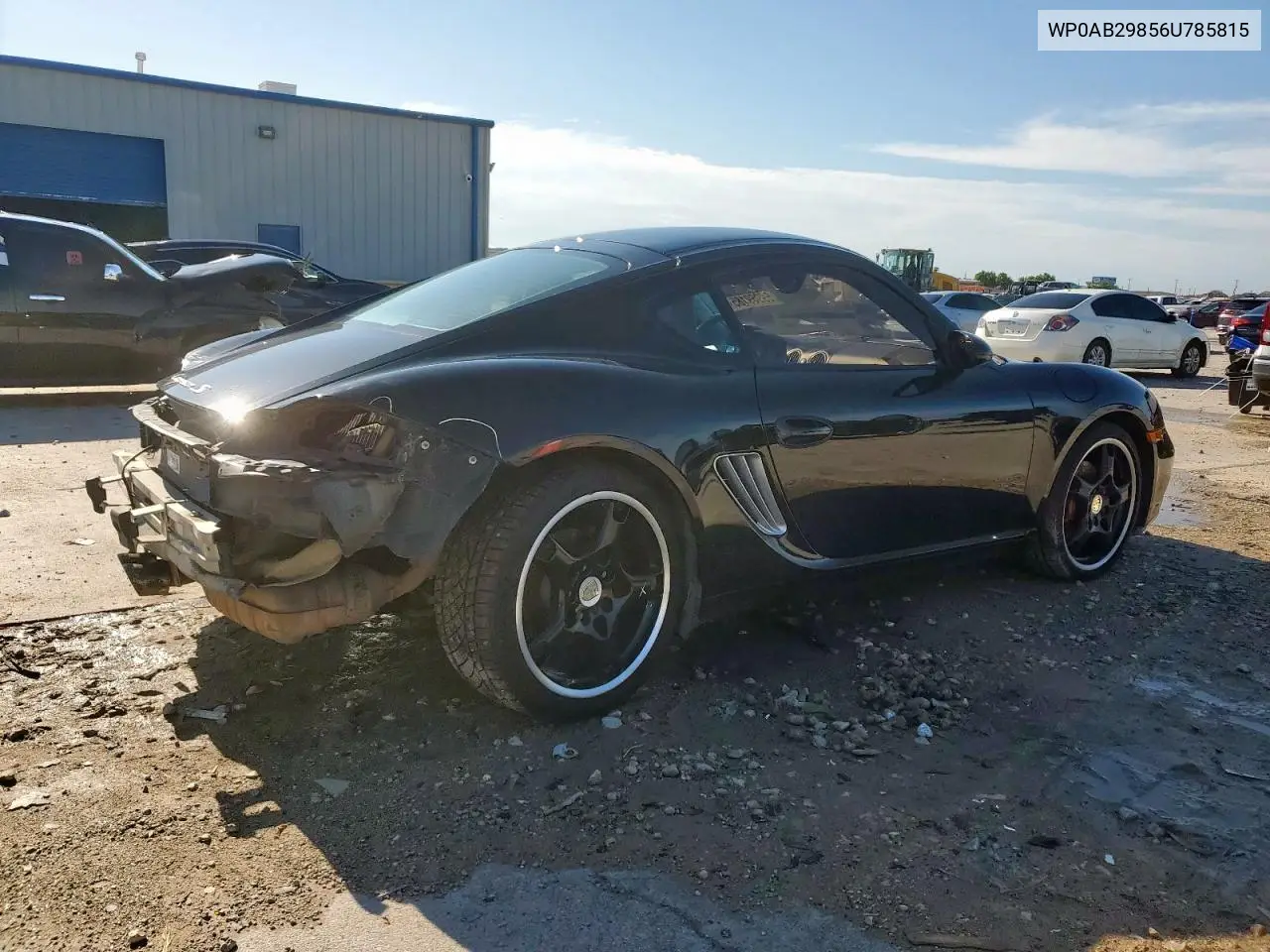 2006 Porsche Cayman S VIN: WP0AB29856U785815 Lot: 59969185