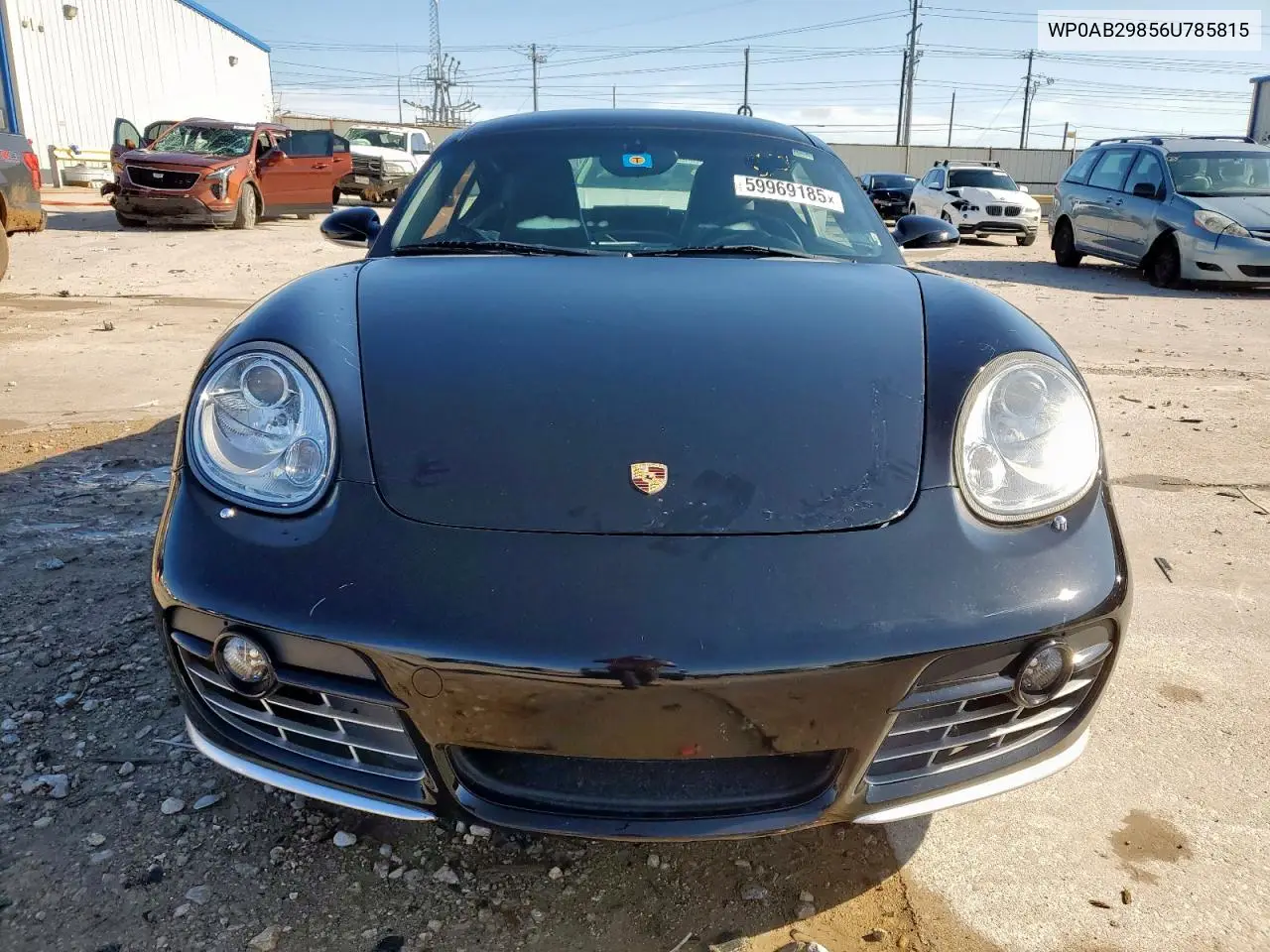 2006 Porsche Cayman S VIN: WP0AB29856U785815 Lot: 59969185