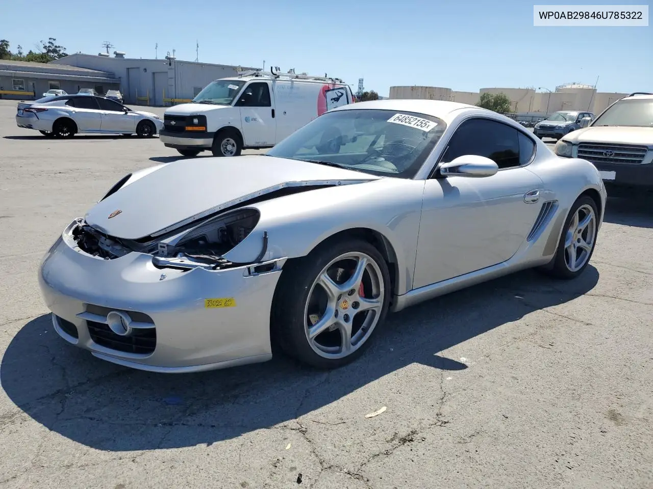 2006 Porsche Cayman S VIN: WP0AB29846U785322 Lot: 64852155