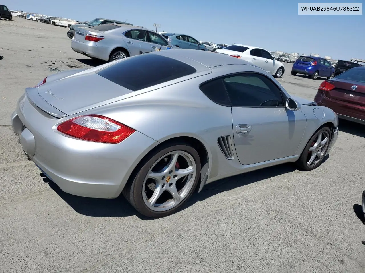 2006 Porsche Cayman S VIN: WP0AB29846U785322 Lot: 64852155
