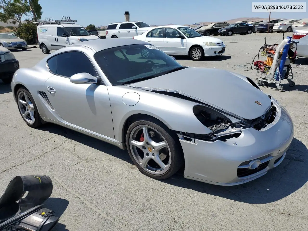 2006 Porsche Cayman S VIN: WP0AB29846U785322 Lot: 64852155