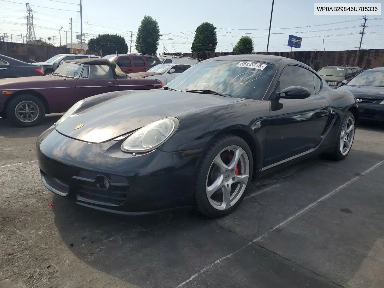2006 Porsche Cayman S VIN: WP0AB29846U785336 Lot: 65433775