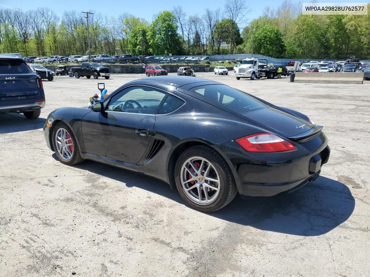 2008 Porsche Cayman VIN: WP0AA29828U762577 Lot: 54879325